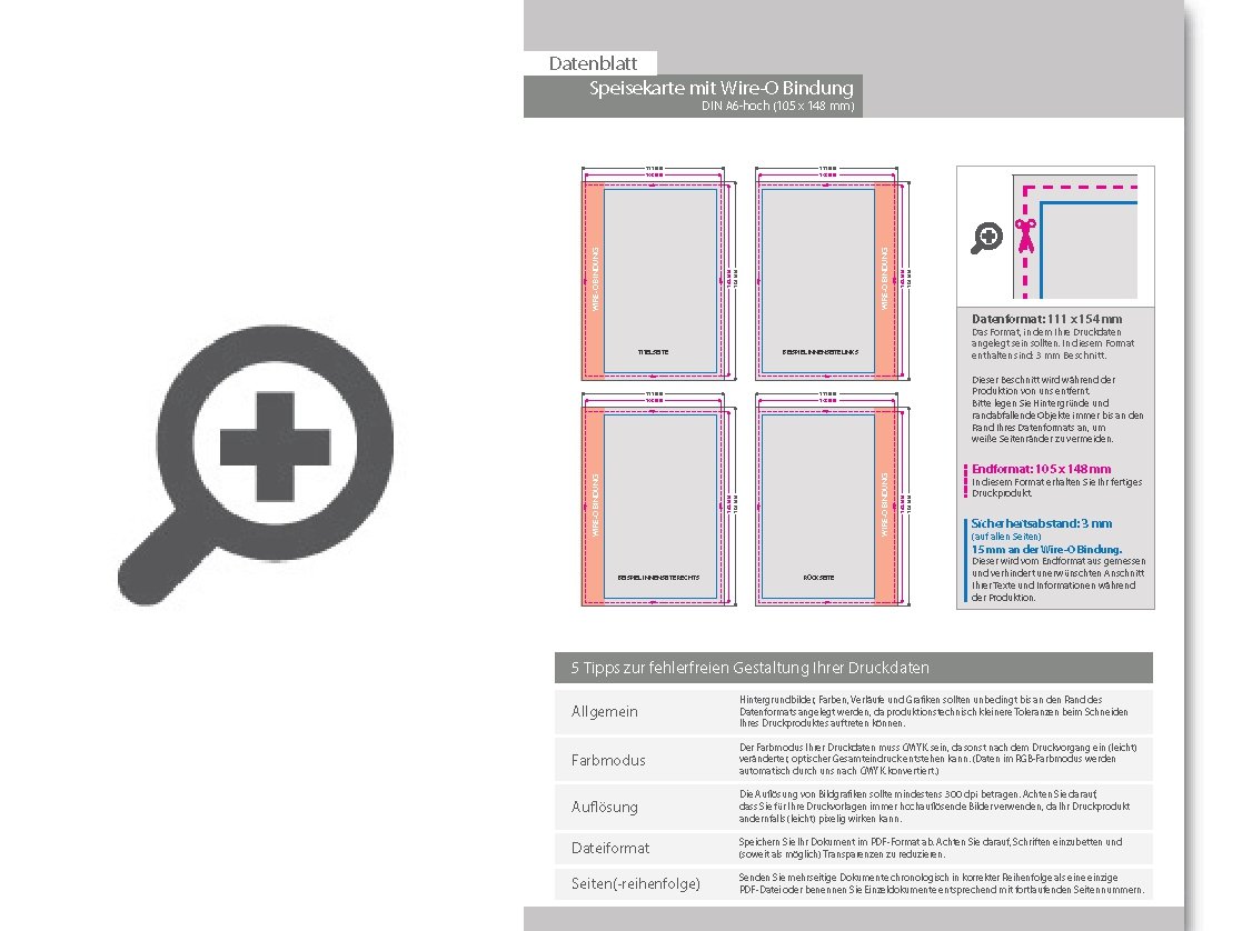 Product Bild speisekarte_mit_metall-spiralbindung__endformat_din_a6__60-seitig